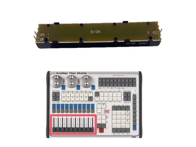 2pcs/lot B10K Stage Control Console Electric Light Motor Pusher For Stage Tiger Controller