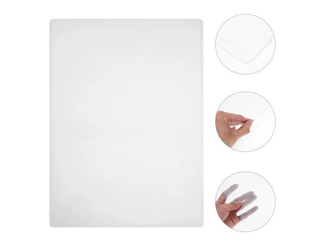 10Pcs Transparent Document Folder Waterproof Paper Protector Sleeve for Study Office Files Large Capacity File Holders