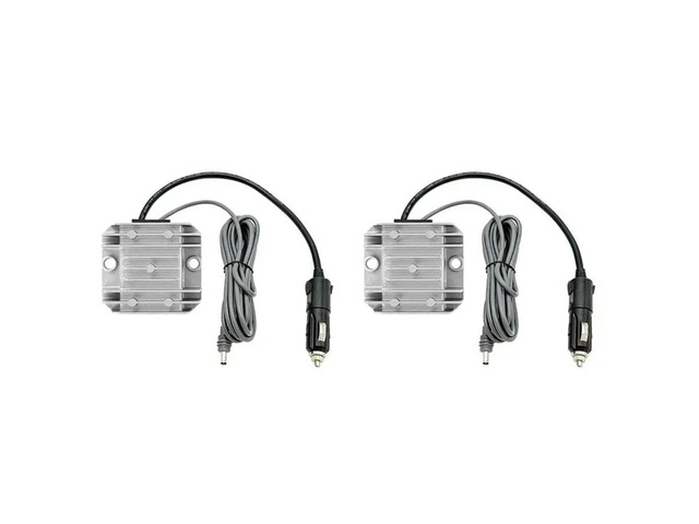 2X 12-24V To 30V Power Converter With Car Cigarette Lighter Input And 9-28V To 30V 3.5A Cable 3 Meters For Star