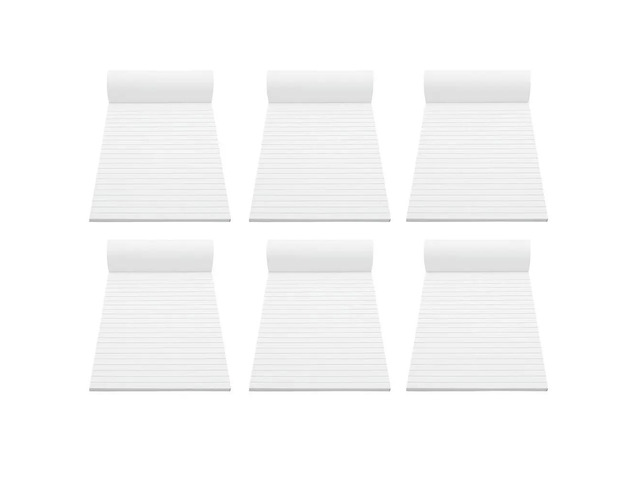 6 Books A5 Memo Notepads Tear-Off Note Pads Daily Planner Notebook Office School Supplies to Do List Memo Pad