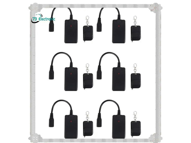 6X 3 Pins XLR Remote Control Receiver For Smoke Fog Machine DJ Stage Controller Receptor Fogging 400W