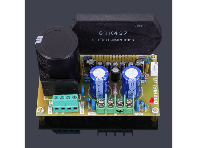 Classic single ended OTL circuit STK thick film STK437 amplifier board DIY finished board,strong gallbladder flavor and sweet