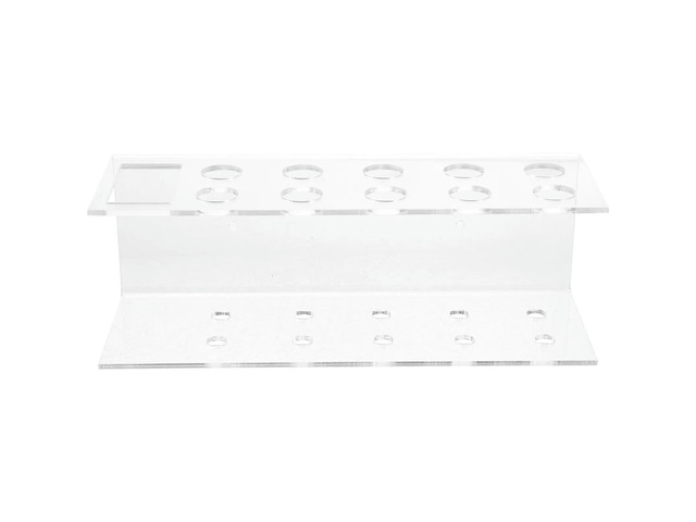 10-Hole Acrylic Marker Holder Clear Desk Pen Rack for Markers Pencils Writing Tools Office School Multifunctional