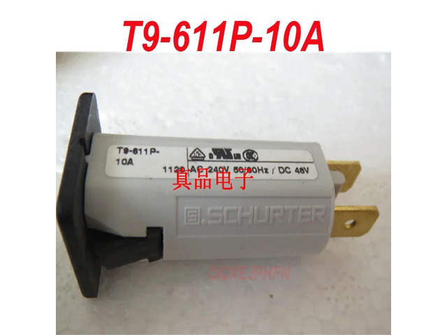 For SCHURTER 4404.0004 T9-611P-10A T9-611P-10A240VAC 48VDC 1 Pcs