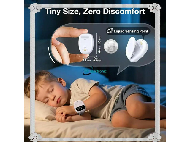 Bedwetting Alarm, Rechargeable, With 3 Modes, Waterproof And Reusable, Suitable For Seniors And Childr