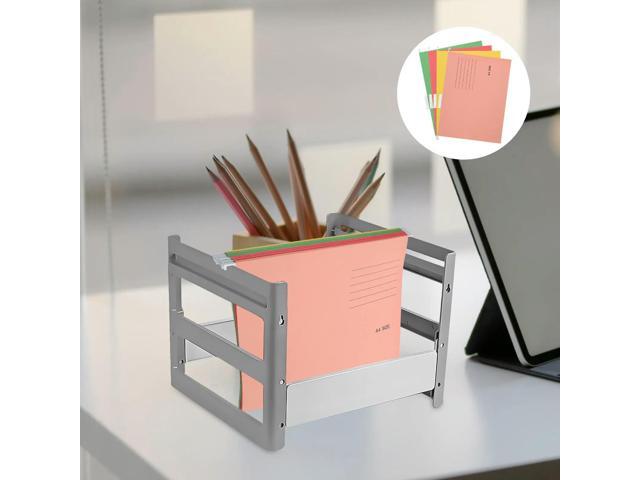 8Pcs Hanging File Holders Paper Suspension Folders for Office Home Document Organizer A4 Filing Cabinet with