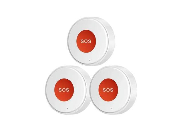 Tuya SOS Button Emergency Security Alarm Panic Device 3Pcs One Key For Elderly Kids Home Li