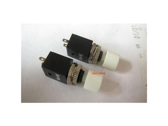 For DS-410 Push Button Switch 3A125VAC 2 Pin Reset, Jog Switch, Normally Open