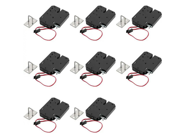 8X 12V 2A Electric Magnetic Lock 150KG/330Lb Fail Safe Holding Force Electromagnetic Door Access Control