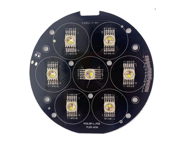 2/lot 7X12W RGBWAUV 6in1 Stage Moving Head Light LED Panel Light Source