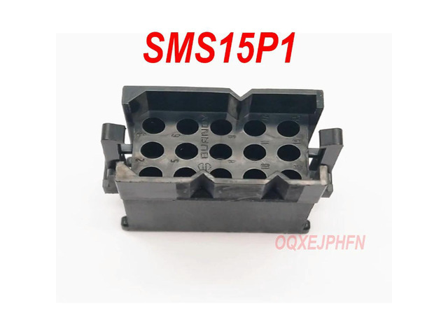 For SOURIAU SMS15P1 15P cable mounting rectangular connector plug housing without contact core SMS15P-1