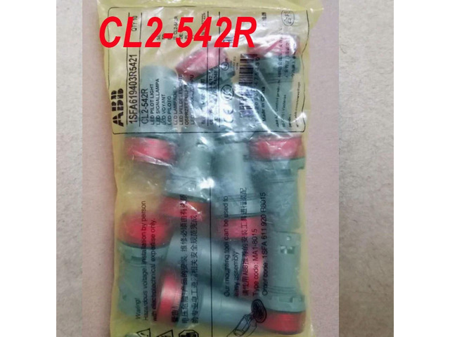 For ABB CL2-542R 380-415VAC Red button indicator 1 Pcs