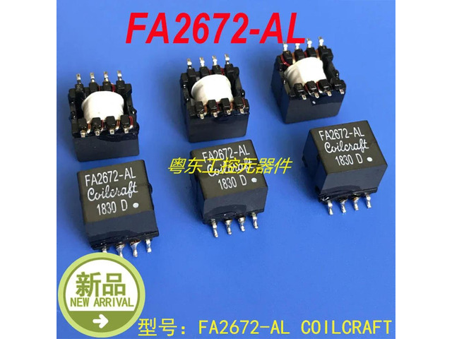 For ABB COILCRAFT FA2672-AL 10:4 5V 2.A Audio transformer 1 Pcs