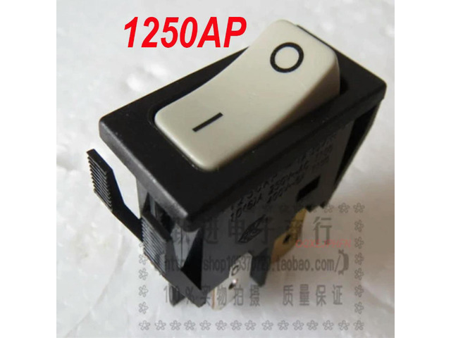 For ARCOLECTRIC 1250AP boat-type switch 16A250V 4-pin 2-position rocker arm switch