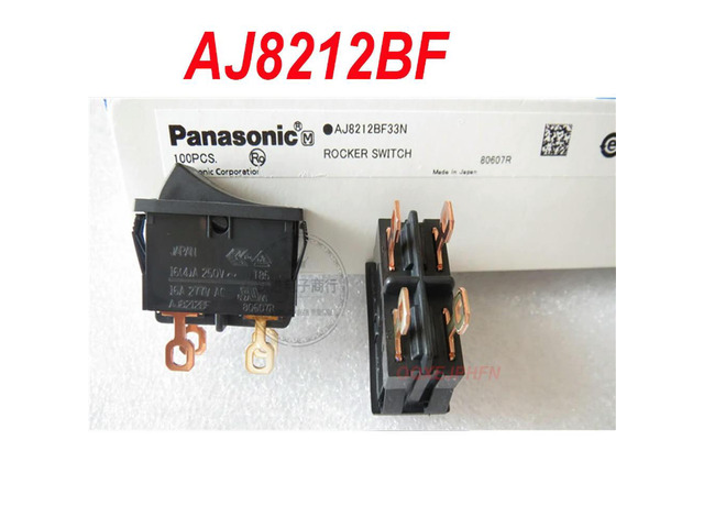 For AJ8212 High current boil-type 4-pin 2/2-position rocker arm power switch 16A250V
