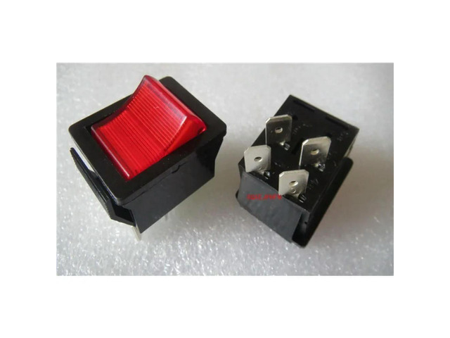 For C1553VQ ARCOLECTRIC 4 Pin 2 Gear Rocker Arm with Light Power Switch 16A