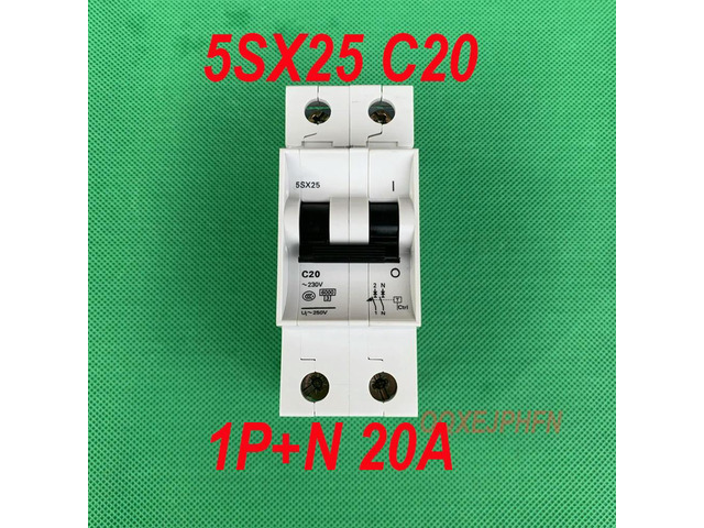 For 5SX25 C20 1P+N 20A Single-phase Circuit Breaker Air Switch