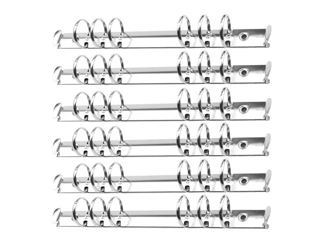 12Pcs A5 2Cm Premium l Ring Binder Loose Leaf Folder for School Office Business Fastening Button Clean Organized Stationery
