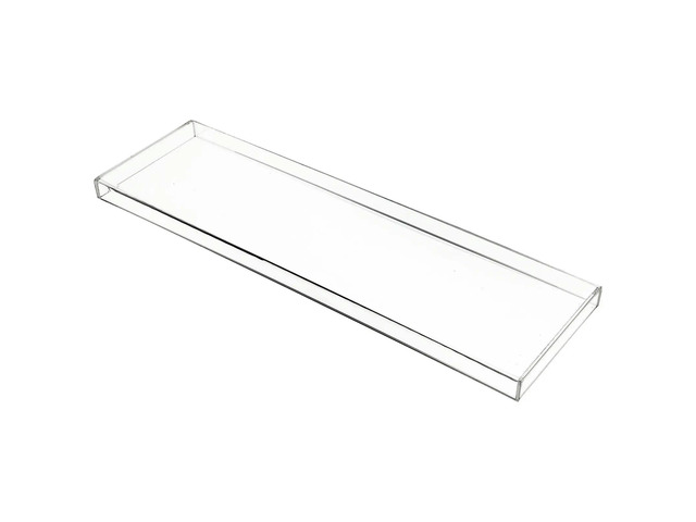 Acrylic Keyboard Protector Cover Clear Transparent Dust Proof Water Resistant Cat Safe Rounded Edges Reusable Desktop Friendly