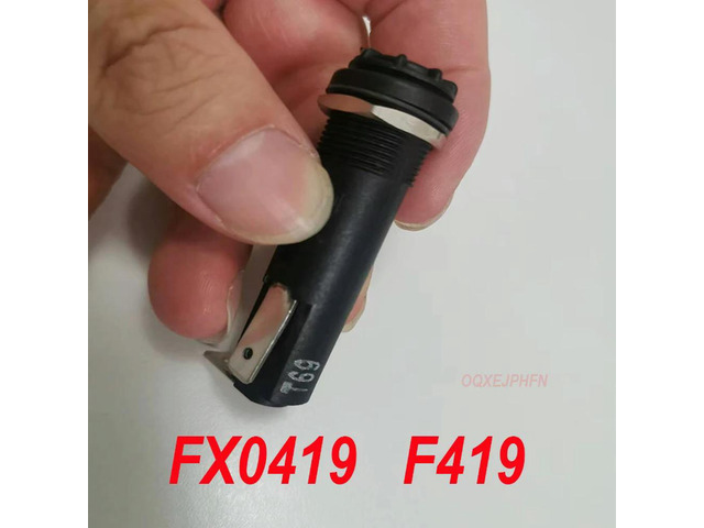 For BULGIN FX0419 fuse holder panel installation 250V16A size 6.3x32MM F419