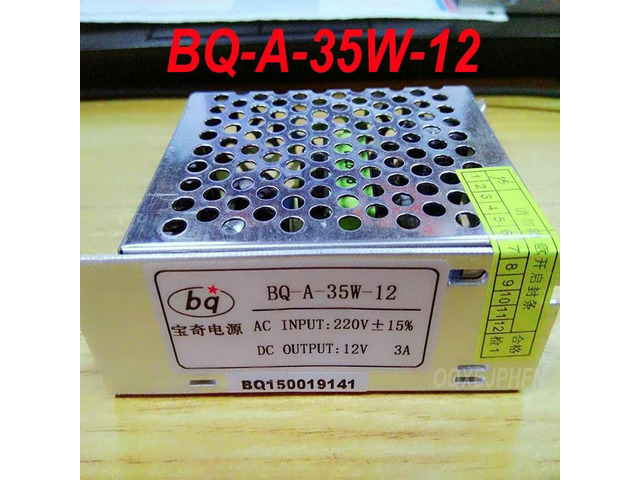 Power supply For BQ-A-35W-12 12V 35W 3A 1 Pcs