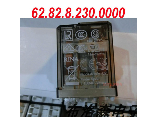 For FINDER 62.82.8.230.0000 Universal power Relay 62 Series DPDT 230V16A