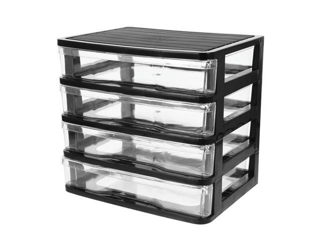 Layered Desktop Drawers Multifunctional Desk Organizer for Files Cosmetics Stationery Makeup Holder Office Classroom