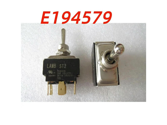 For E194579 Imported Japan LAMB ST2 button switch 6 feet 3 gears locked shaking head toggle power switch 15A