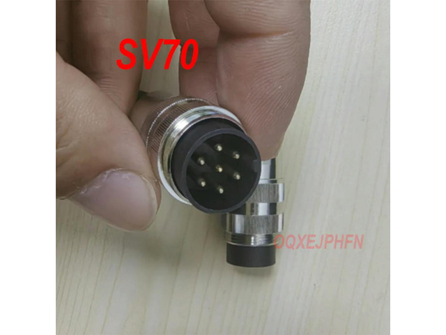 For LUMBERG SV70 gold-plated plug 7-pin male pin cable welded
