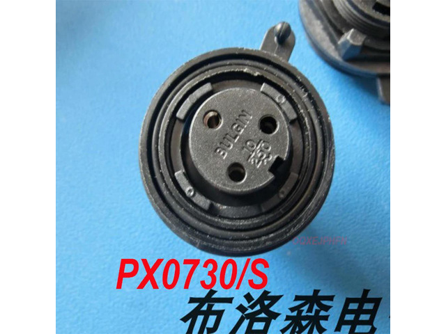For BULGIN PX0730/S 3P circular connector 3-pin female socket panel installation screw locking wire