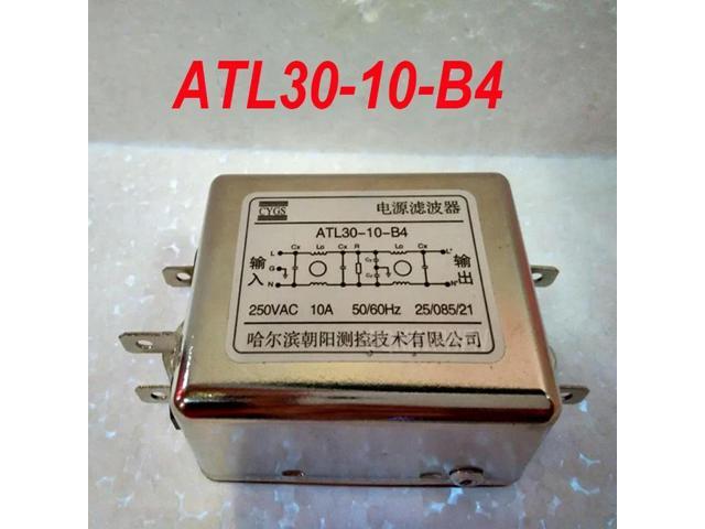 For ATL30-10-B4 AC 220V Bipolar Power Supply Filter 10A Insert Filter 1 Pcs
