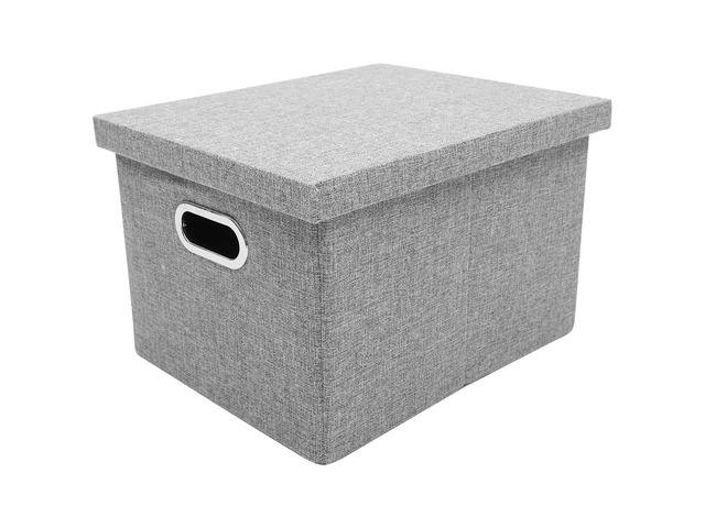 Stable Desktop File Organizer Box Firm Construction Large Capacity for Books Papers Files Office Home Use File Container