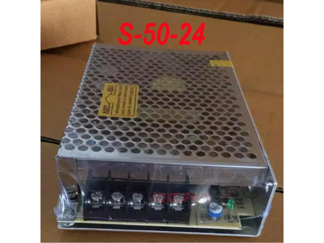 1 PCS For Mingwei Switching Power Supply S-50-24 AC220V To DC24V 2.1A 50W 24V Power supply