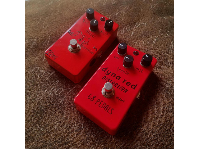 68pedals dyna red distortion stomp BJFE