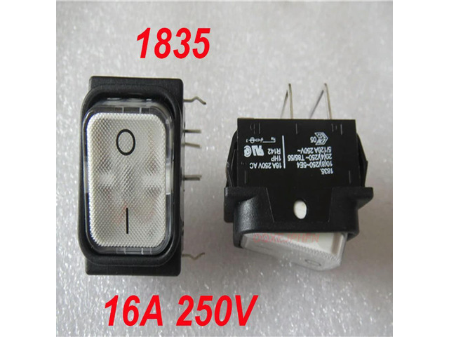 For MARQUARDT 1835 boat-shaped switch with curved feet 4/6 feet, 2-speed lighted sewing machine button