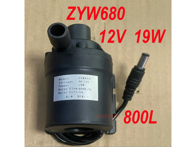 For ZYW680 DC12V 19W 800L 5M head treatment shampoo bed water pump motor health instrument circulating pump