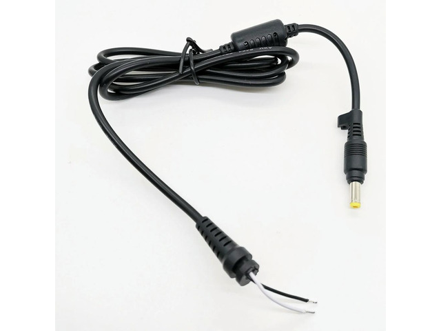 4.8x1.7mm DC Power Charger Plug Cable yellow Connector for 510 530 550 620 625 Laptop adapter charger DC connector