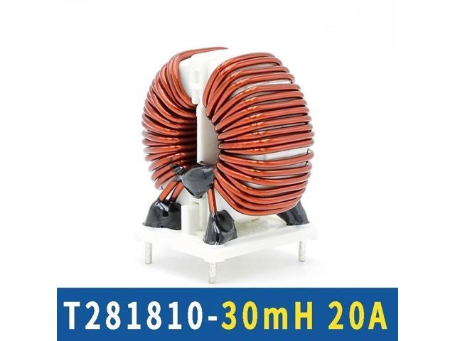 1PCS Amorphous Nanocrystalline Common Mode Inductor T281810-30mH20A High Current Magnetic Ring Filter Inductor Coil