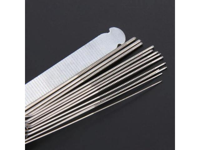Advanced! Guitar Nut Slotting Bridge Pin Hole Slot File Kit Saw Rods Filing Set Luthier