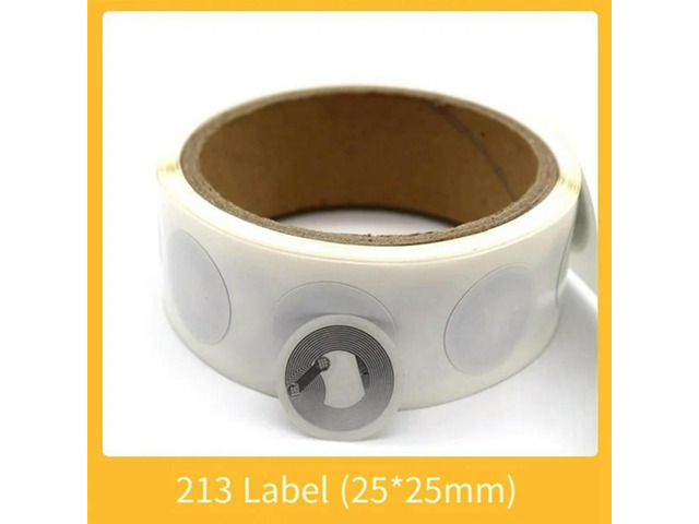 50 Pcs NFC Ntag213 Nfc el Sticker 13.56Mhz ISO14443A NTAG 213 Sticker Universal le For ALL NFC Enabled Phone