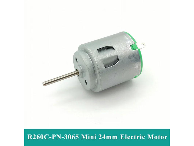 Micro R260 Motor DC 3V 3.7V 4.5V 5V 16500RPM High Speed Mini 24mm Round Electric Motor DIY Hobby Toy RC Car Boat Fan Model