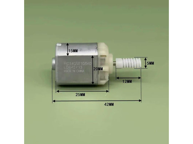 FC-140SE-10340 DC 12V 8200RPM Reverse Shaft 20mm Electric Motor for Car Lock Actuator And Rearview Mirror Repair