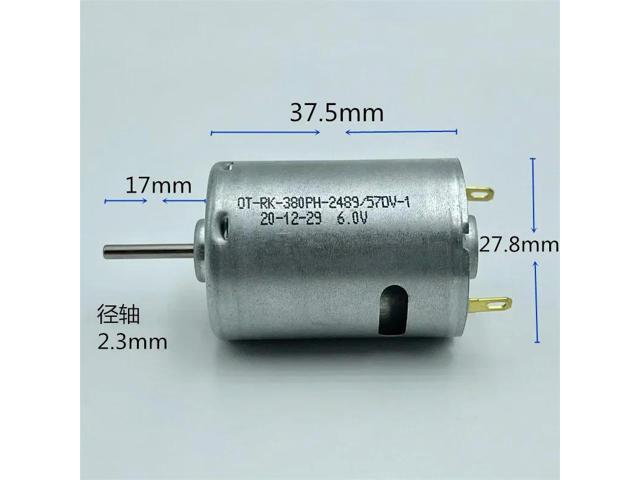 Mini Micro 28mm round Electric Motor 380 Carbon Brush High Speed 13000RPM DC6V 7.2V 9.6V 12V for Toy Boat Bosch Screwdriver