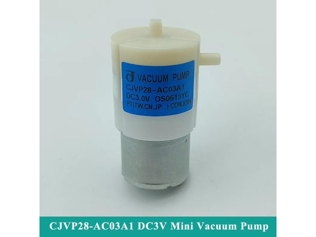 CJVP28-AC03A1 Micro 320 Vacuum Pump DC 3V 3.7V 5V Small Mini 28mm Air Pump Negative Pressure Suction Breast Pump -65kPa
