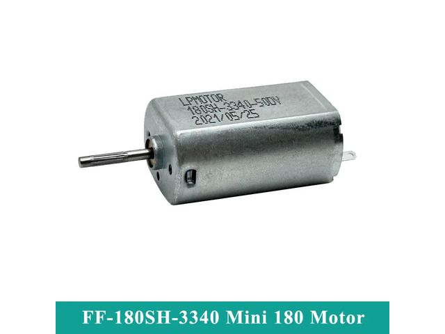 FF-180SH-3340 Mini 180 Motor DC 3V 3.7V 4.2V 5V 20800RPM High Speed Strong Magnetic Knurled Shaft DIY Toy Car Boat Shaver