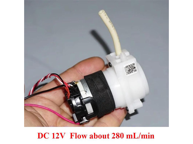 Mini Peristaltic Dosing Pump DC 5V-12V Micro Self-priming Liquid Pump CW CCW Reversible Small Metering Pump
