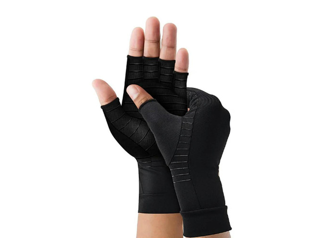 Arthritis Gloves Hand Support Wrist Brace For Swelling - Fingerless Compression Gloves Wrist Pain Support Women Men