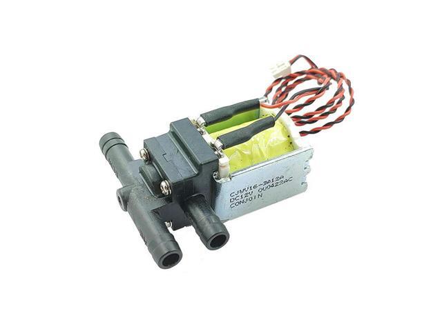 CONJOIN CJWV16-3A12A DC 12V 2-Position 3-Way Mini Electric Solenoid Valve Water Air Flow Control Valve for Home Sweeper Robot