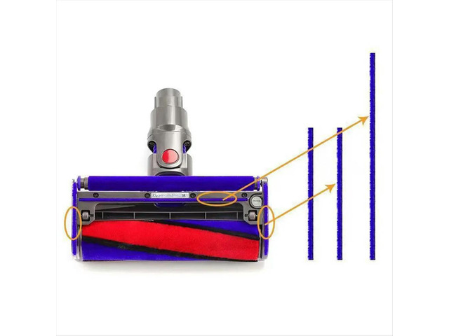 Replacement Soft Velvet Strips for V6 V7 V8 V10 V11 Vacuum Cleaners - Essential Household Appliance Accessories
