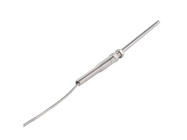 NSteel Temperature Probe Pt100 RTD Sensor Cable 2M 98 mm 3 Wires -50 ~ 400 Ceus